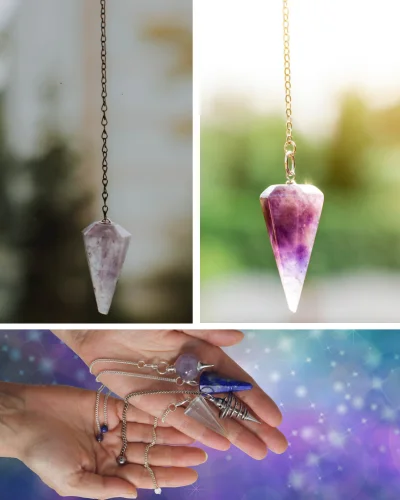 Natural Crystal Pendulum