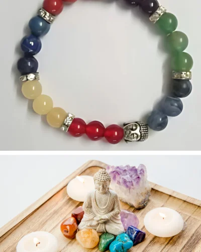 7 Chakra Bracelet with Buddha